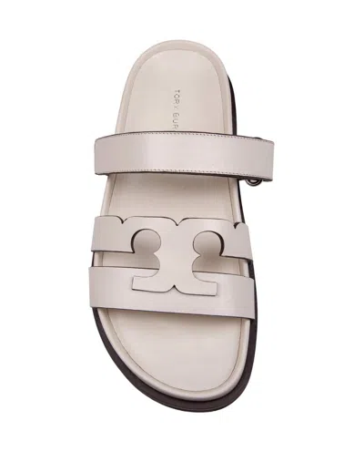 Tory Burch Ines Sport Slides In Beige