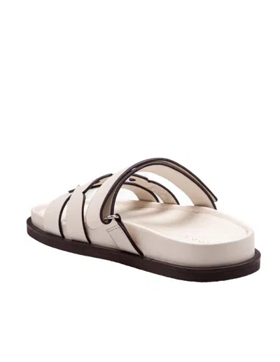 Tory Burch Ines Sport Slides In Beige