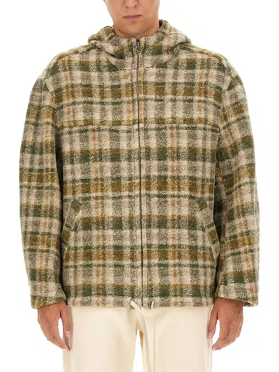 Isabel Marant Checkered Knit Jacket Brushed Finish