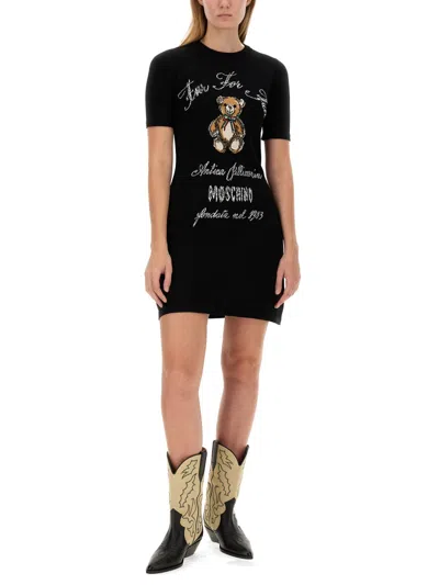 Moschino Couture Dress With Logo