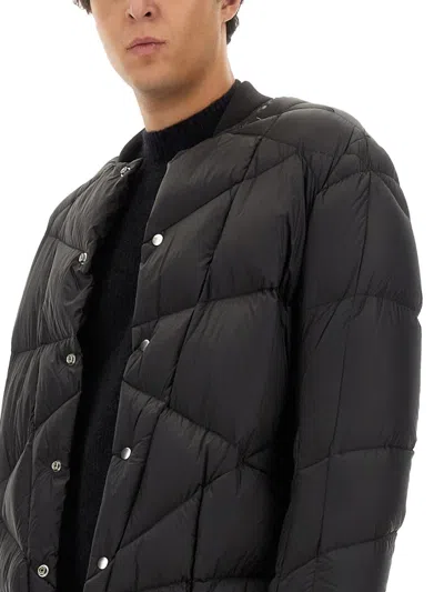 Rick Owens Mens Black Flight Liner Quilted-and-padded Regular-fit Shell-down Jacket