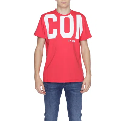 Icon Red Cotton T-shirt