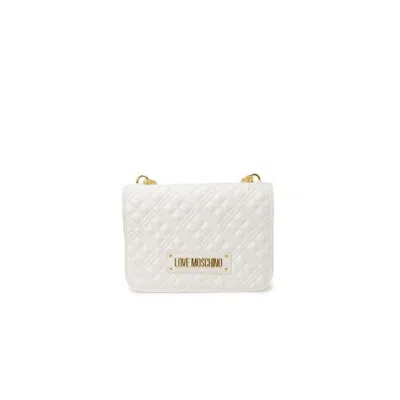 Love Moschino Quilted Bag With Logo Plaque
