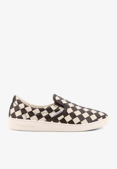 Bottega Veneta Men Sawyer Sneaker City Calfskin Bicolor In White