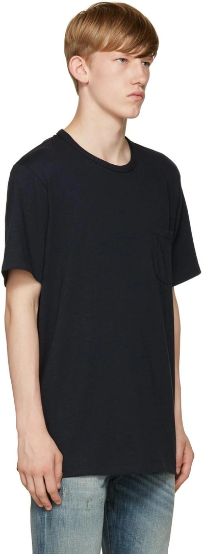 Shop Rag & Bone Navy Standard Issue T-shirt