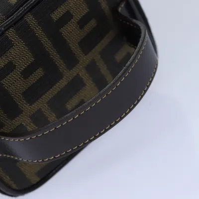 Pre-owned Fendi Brown Canvas Clutch Bag ()