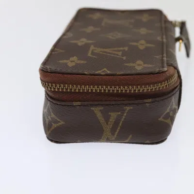 Pre-owned Louis Vuitton Monte Carlo Black Canvas Wallet  ()