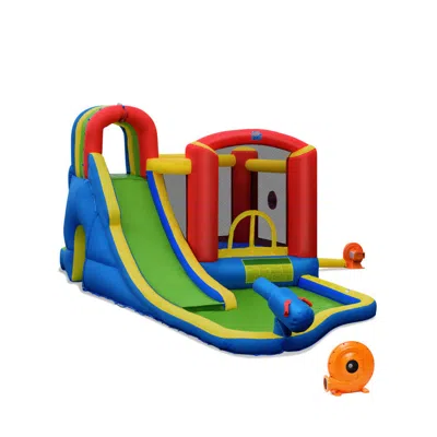 Hivvago Inflatable Kid Bounce House Castle With Blower