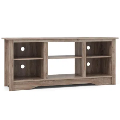Hivvago Tv Stand For Up To 65 Inch Flat Screen Tvs With Adjustable Shelves For 18 Inch Electric Fireplace (n