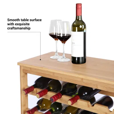Breebe 42-bottle Wine Rack Free Standing Floor