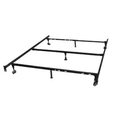 Quikfurn Heavy Duty 7-leg Metal Bed Frame / Adjust To Fit Twin, Full, & Queen