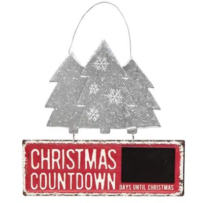 Homegifo *christmas Countdown Sign With Trees