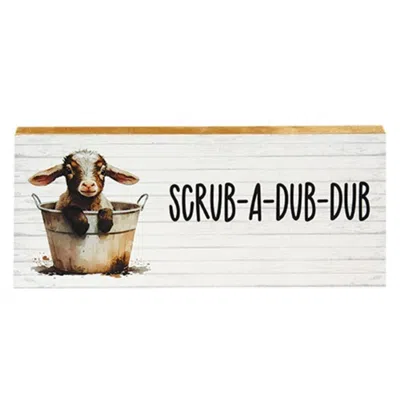 Homegifo Scrub-a-dub-dub Baby Goat Block