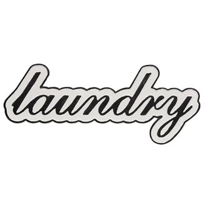 Homegifo *laundry Black And White Metal Sign