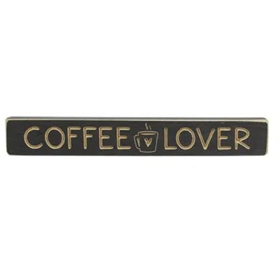 Homegifo Coffee Lover W/heart Mug Engraved Block 12"