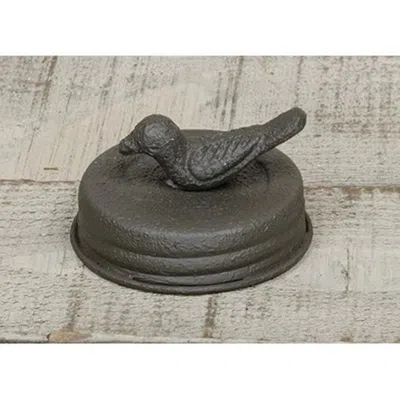 Homegifo Rusty Mason Jar Taper Holder