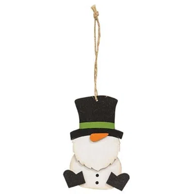 Homegifo *wooden Snowman Gnome Ornament