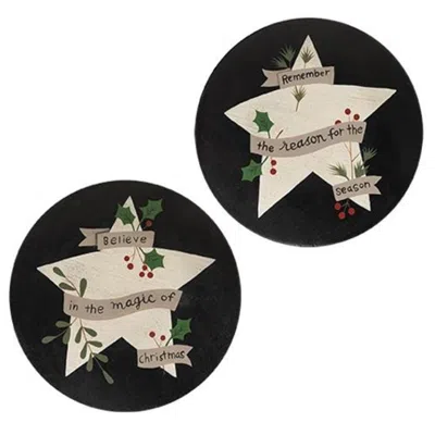 Homegifo *believe In The Magic Berry Star Plate 2 Asstd.