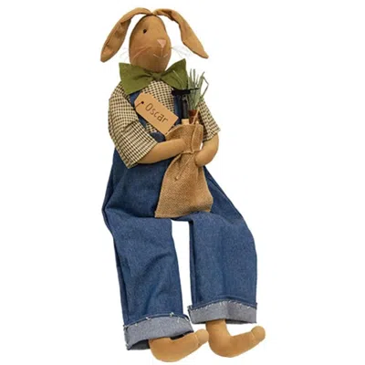 Homegifo Farmer Oscar Bunny Doll