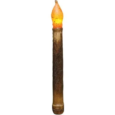 Homegifo 9" Burnt Mustard Timer Taper