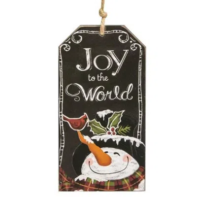 Homegifo Joy To The World Chalkboard Ornament