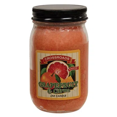 Homegifo Grapefruit & Citrus 12oz. Pint Jar Candle