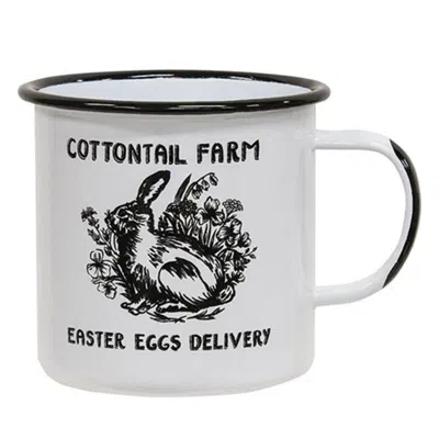 Homegifo Cottontail Farm Enamel Mug