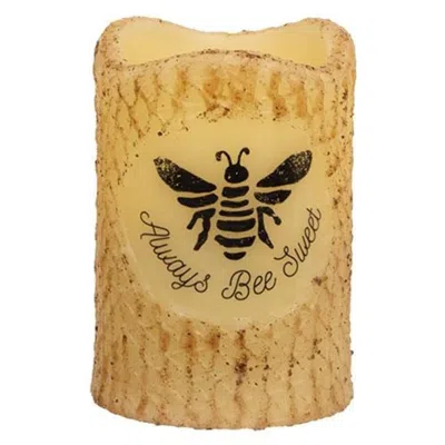 Homegifo Always Bee Sweet Timer Pillar 3" X 4.5"