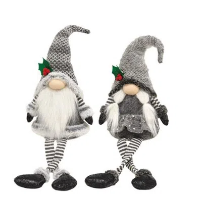 Homegifo Lg Dangle Leg Mr Or Mrs Santa Gnome 2 Asstd.