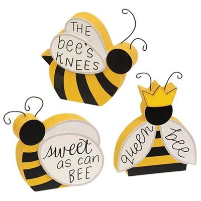 Homegifo Bee Sayings Chunky Sitter 3 Asstd.