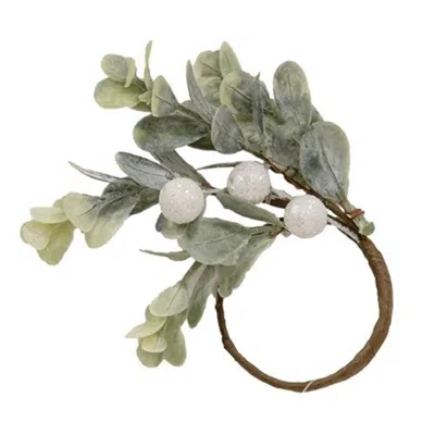 Homegifo *holiday Ombre Boxwood & Berry Napkin Ring
