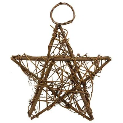 Homegifo Grapevine Star Wall Pocket 8"