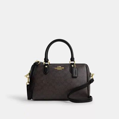 Coach Outlet Rowan Satchel Bag In Signature Canvas In Multi