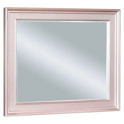 Furnizzeme 64 Inch Contemporary Style Wooden Frame Mirror, Rose Pink
