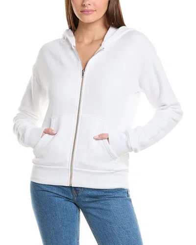 Perfectwhitetee Zip-up Hoodie In White