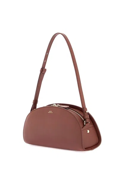 Apc Demi-lune Shoulder Bag One Size Hazelnut