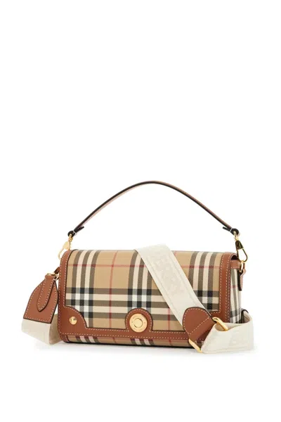 Burberry Vintage Check Logo-plaque Shoulder Bag