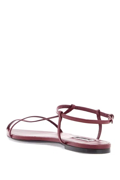 Jil Sander 10mm Leather T-bar Sandals