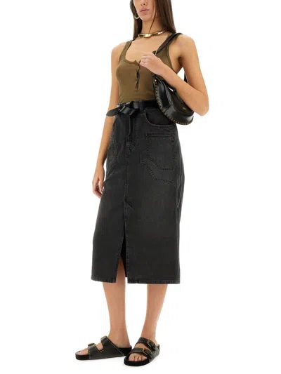 Isabel Marant Tilauria Skirt In Black