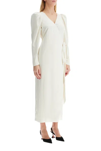 Shop Rotate Birger Christensen Rotate Wrap Midi Dress With A Wrap