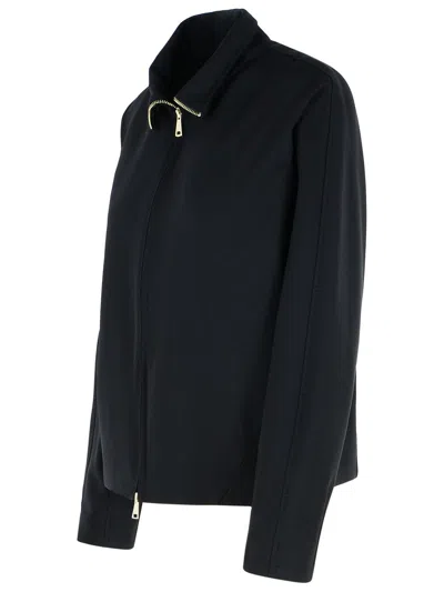 Max Mara Plava Black Polyamide Blend Sweatshirt In Black
