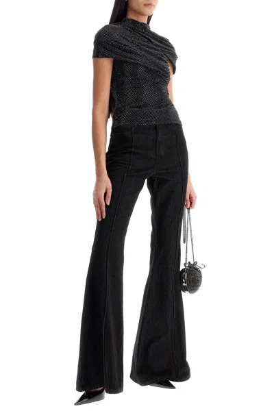 Self-portrait High-waisted Flare Jeans For