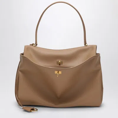 Balenciaga Women's Rodeo Large Handbag In Cream