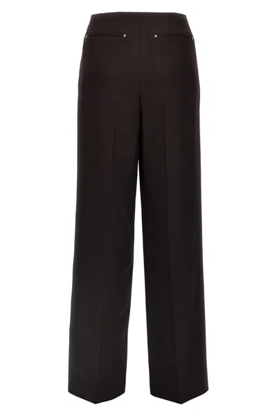 Fendi Wool Trousers In Purple