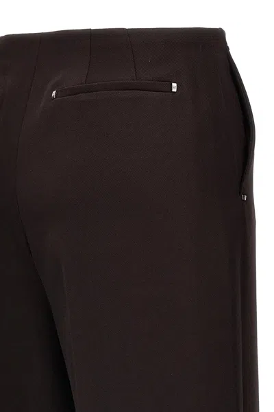 Fendi Wool Trousers In Purple