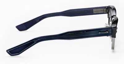 Akoni Newton - Blue Navy / Brushed Black Palladium Rx Glasses In Blue Navy