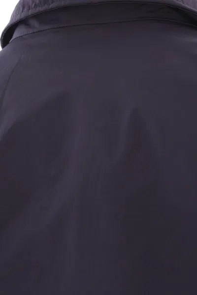 Brunello Cucinelli Men Waterproof Shirt Jacket In Blue