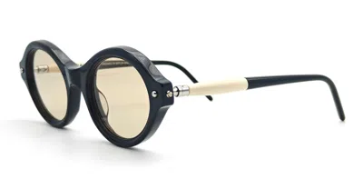 Kuboraum Mask P22 - Black Shine Sunglasses In Black