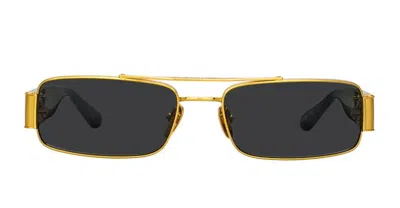 Linda Farrow Sunglasses Lfl1470 C1 Sun C1 In Gold