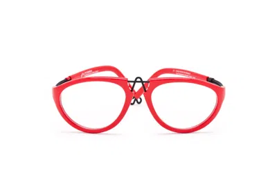 Pq Eyewear By Ron Arad Eyeglasses In Red